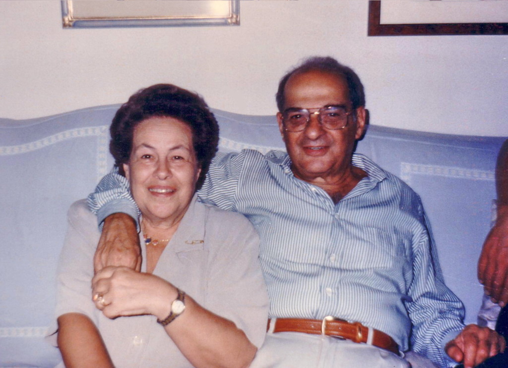 Maria e Filippo, in uno scatto del 1990 circa.